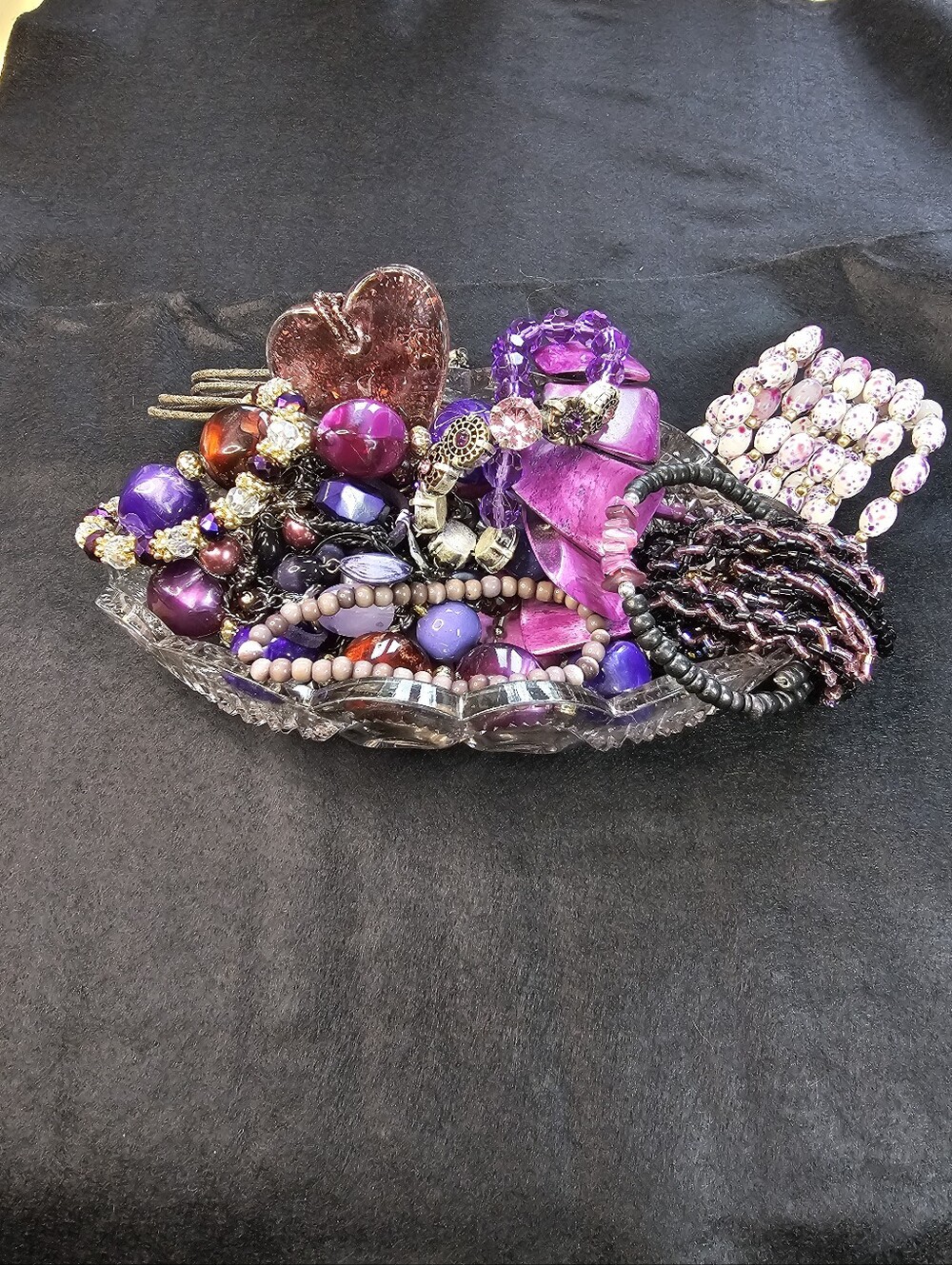 Purple Womans Costume Jewelry Lot